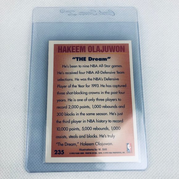 Basketball Cards Hakeem Olajuwon 3 Card Lot - Basketball Hall of Famer - Picture 5 of 9